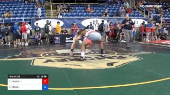 220 lbs Rnd Of 128 - Chris Island, California vs Blake Moss, Illinois