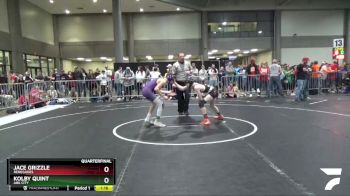 110 lbs Quarterfinal - Jace Grizzle, Renegades vs Kolby Quint, Ark City