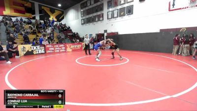 126 lbs Cons. Round 4 - Conrad Lua, Alta Loma vs Raymond Carbajal, Santa Fe