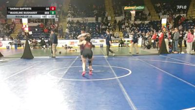 120 lbs Round Of 16 - Sarah Baptiste, Carver vs Madeline Bushardt, Brookline