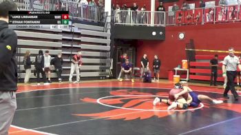 144 lbs Champ. Round 1 - Luke Lindaman, Waterloo West vs Ethan Fontanini, Iowa City, Liberty