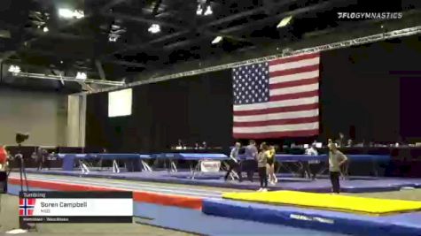 Soren Campbell - Tumbling, NSB - 2021 USA Gymnastics Championships