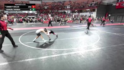 87 lbs 3rd Place Match - Emmett Bollig, Sauk Prairie Wrestling Club vs Kahleil Thomas, Chippewa Elite