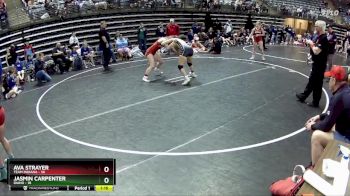 126 lbs Finals (8 Team) - Jasmin Carpenter, Idaho vs Ava Strayer, Team Indiana