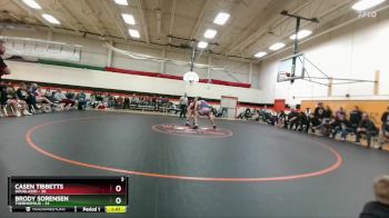 175 lbs Round 3 (6 Team) - Brody Sorensen, Thermopolis vs Casen Tibbetts, DouglasSD