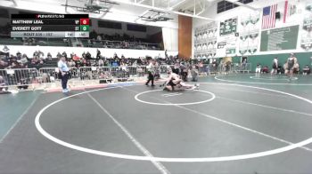 157 lbs Cons. Round 3 - Everett Gott, South Torrance vs Matthew Leal, Villa Park