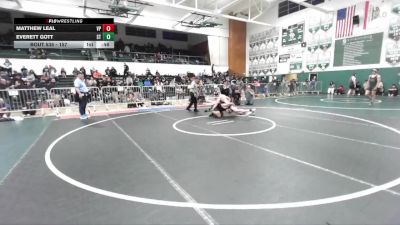 157 lbs Cons. Round 3 - Everett Gott, South Torrance vs Matthew Leal, Villa Park