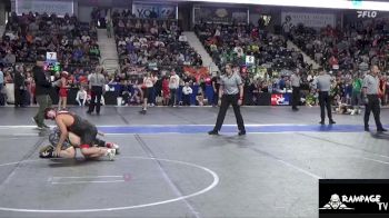 130 lbs Champ. Round 1 - Hudson Ratzlaff, Fredonia vs Axen Brack, Plainville Kids