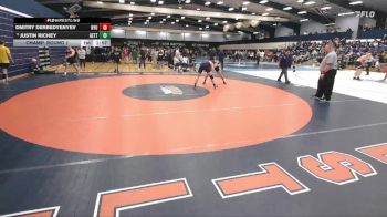 184 lbs Champ. Round 1 - Dmitry Derbedyenyev, New York University vs Justin Richey, Gettysburg