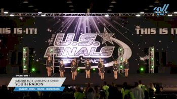 Element Elite Tumbling & Cheer - YOUTH RADON [2023 L1 Youth - Novice - Restrictions Day 1] 2023 The U.S. Finals: Louisville