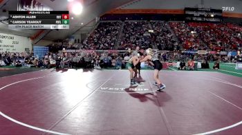 3A 165 lbs 5th Place Match - Carson Yearout, Potlatch vs Ashton Allen, Firth