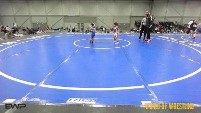 40 lbs Rr Rnd 3 - Blakely Ponce, Super Girls K-6 Red vs Olivia Hawes, Mat Warriors K-6