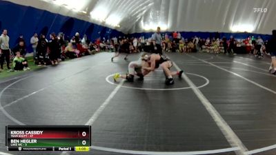 157 lbs Round 3 (8 Team) - Kross Cassidy, Team Shutt vs Ben Hegler, Lake WC