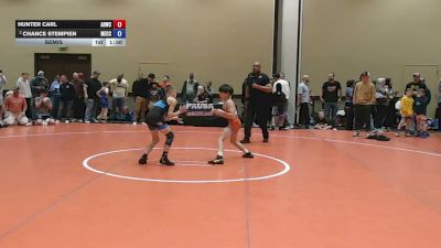 86 lbs Semis - Hunter Carl, ADWC vs Chance Stempien, Mecca
