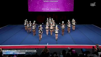 All 4 Cheer - Commanders [2026 L3 Senior - D2 - Medium Wild Card] 2026 The D2 Summit