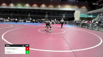 165 lbs Round Of 32 - Junior Bumanglag, Granite Hills (El Cajon) vs Quayde Beck, Payson