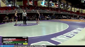 106 lbs Round 3 (4 Team) - Carsyn Breckner, Doniphan-Trumbull vs Austin Gates, Grand Island