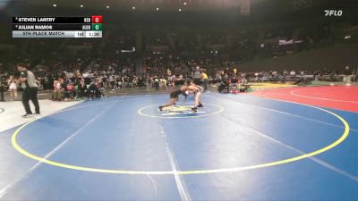 6A Boys 126 lbs 5th Place Match - Steven Lantry, North Salem Boys vs Julian Ramos, Aloha Boys
