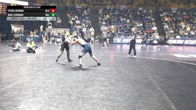 149 lbs Consi Of 32 #2 - Yuta Otero, Chattanooga vs Zac Cowan, Bellarmine