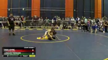 70 lbs Champ. Round 1 - Lorenzo Twoguns, Gowanda Wrestling Club vs Zack Levine, Club Not Yet Listed