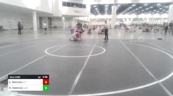 137 lbs Round Of 16 - Edward Ramirez, No Team vs Nickolas Valencia, Juggernaut WC