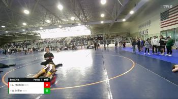 118 lbs Semifinal - Wyatt Miller, Diamondville Wrestling Club vs Bentley Maddox, Brothers Of Steel
