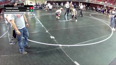105 lbs Cons. Round 3 - Axton Donahoo, Falls City Wrestling Club vs Madsen Linder, Cozad Wrestling Club