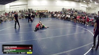 75 lbs Semis & 1st Wrestleback (8 Team) - Carter Noonan, Illinois Gold vs Mason Baylor, Indiana Gold