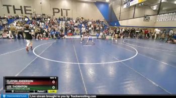 55 lbs Quarterfinal - Lee Thornton, Wasatch Wrestling Club vs Claysin Anderson, Fremont Wrestling Club