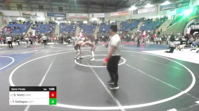 135 lbs Semifinal - Samson Nieto, Windsor vs Truce Gallegos, Cheyenne Mountain