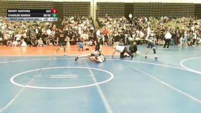 115-H lbs Round Of 32 - Brody Santora, Bayport-Blue Point vs Charlee Ramos, High Pace Wrestling Club