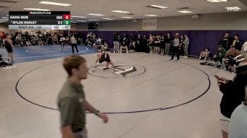 165 lbs Champ. Round 2 - Rylan Hurley, St. Vincent St. Mary vs Gavin Mize, Chattanoogan Christian