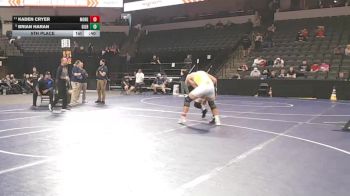 215 lbs 5th Place - Kaden Cryer, Moreno Valley (SS) vs Brian Haran, Gilroy (CC)
