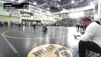 157 lbs Champ. Round 1 - Alan Hill, CARSON vs Juan Casillas, BELMONT
