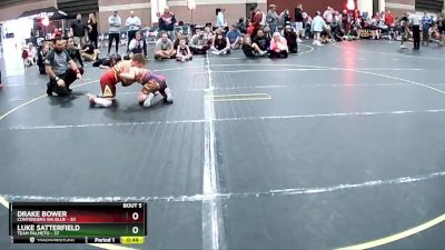 107 lbs Round 3 (4 Team) - Luke Satterfield, Team Palmeto vs Drake Bower, Contenders WA Blue