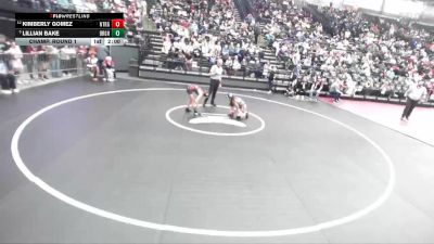 5A 100 lbs Champ. Round 1 - Lillian Bake, Brighton vs Kimberly Gomez, Northridge