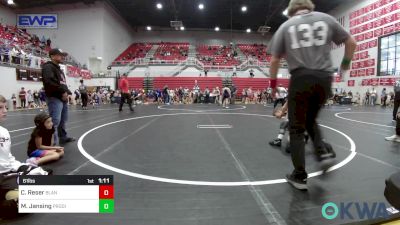 61 lbs Rr Rnd 1 - Cooper Reser, Blanchard Youth Wrestling Club vs Max Jansing, Prodigy NDT