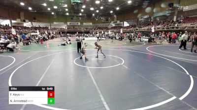 61 lbs Consi Of 4 - Forrest Keys, SLV Elite WC vs Noah Armstead, Western Slope Elite