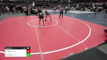 102 lbs Quarterfinal - Urijah Duran, Duran WC vs Israel Trujillo, Pueblo County WC