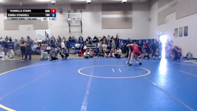 145 lbs Champ. Round 2 - Isabella Stark, Sandpoint High School Wrestling vs Emma Stansell, Team Idaho Wrestling Club