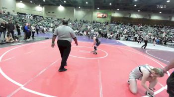 130 lbs Consi Of 8 #2 - Tinley Anderson, Small Town Grims vs Georgia Emerson, Core Wrestling