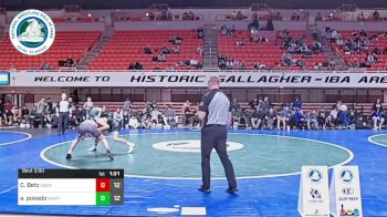 157 lbs 3rd Place - CJ Betz, Delbarton High School vs Angelo Posado, Poway