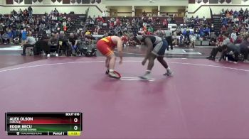 285 lbs Round 3 - Eddie Becu, Xavier, Cedar Rapids vs Alex Olson, Carlisle