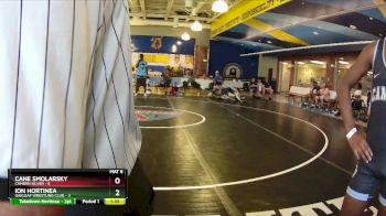 120 lbs Round 1 (8 Team) - Cane Smolarsky, Camden Silver vs Ion Hortinea, Oakleaf Wrestling Club