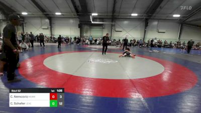 84 lbs Semifinal - Christopher Nemcovic, Morris Fitness Wrestling Club - (A) vs Colin Schafer, Level Up Wrestling Center