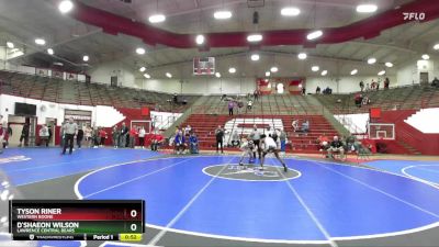 126 lbs 5th Place Match - D`shaeon Wilson, Lawrence Central Bears vs Tyson Riner, Western Boone