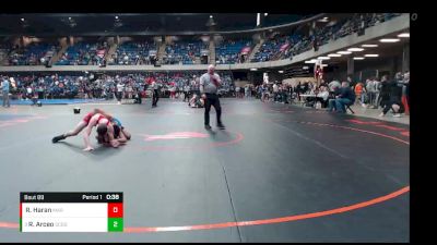 132 lbs Champ. Round 1 - Rodrigo Arceo, Hersey vs Ronin Haran, Marist