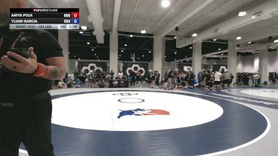 100 lbs Cons. Sub-quarters - Aniya Polk, Ohio Greco Boys & Girls vs Yliani Garcia, Colorado