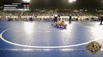160 lbs Quarterfinal - Cameron Wallace, Kingfisher YellowJackets vs Maddox Martin, Central Texas Wrestling Club
