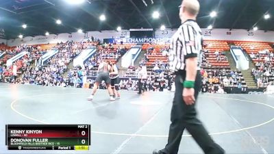 285 lbs Quarterfinals (8 Team) - Kenny Kinyon, Lowell vs Donovan Fuller, Bloomfield Hills Brother Rice